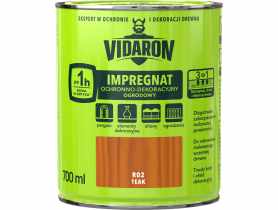 Impregnat ochronno-dekoracyjny teak 0,7 L VIDARON