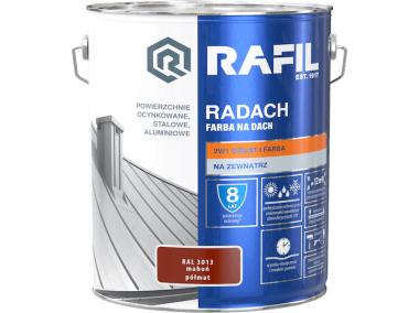 Zdjęcie: Farba na dach Radach mahoń RAL3013 10L RAFIL
