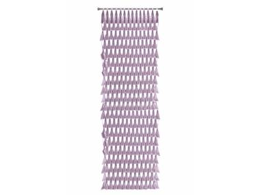Zdjęcie: Firana dekoracyjna fioletowa 147x245 cm na flexach EUROFIRANY