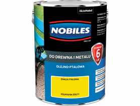 Farba ftalowa do drewna i metalu Ftalonal 5 L żółty NOBILES
