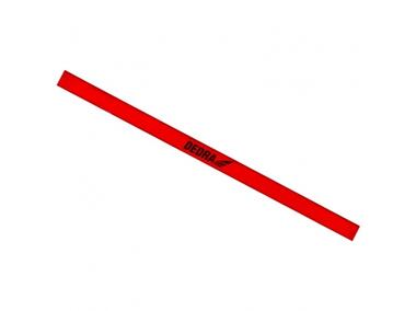 Zdjęcie: Ołówek stolarski HB 24,5 cm czerwony DEDRA