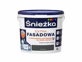 Farba Extra Fasadowa Grafitowy 5L N ŚNIEŻKA