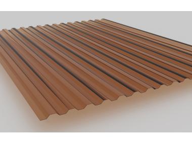Płyta poliwęglanowa Suntuf trapez 76/16 90x300 cm dymna SCALA