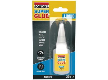 Klej sekundowy Super Glue liquid 20 g Soudal