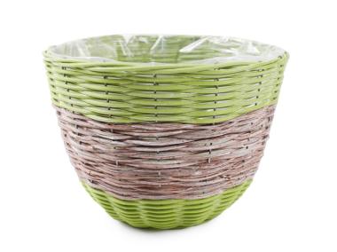 Zdjęcie: Osłonka wiklinowa na doniczkę 28x28x21 cm TIN TOURS