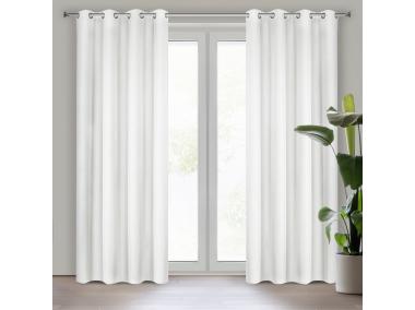 Zdjęcie: Zasłona gotowa D91 Adore 140x250 cm biały EUROFIRANY