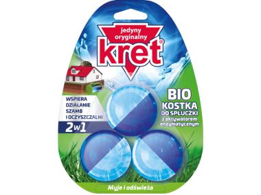 Zdjęcie: Kostka do spłuczki Bio 3 x 50 g KRET