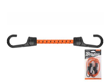 Zdjęcie: Guma elastyczna z hakiem metalowym pokrytym PVC Bungee Cord Hook 60 cm, 2 sztuki BRADAS