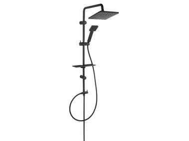 Zdjęcie: Zestaw natryskowy z deszczownią Squerto lux black FERRO