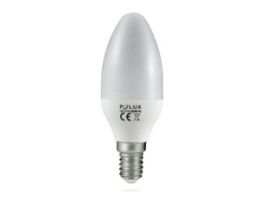 Zdjęcie: Żarówka LED C37 E14  4,9 W 480 lm pc+aluminium POLUX