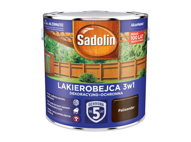 Lakierobejca dekoracyjno-ochronna 3w1 - 2,5 L palisander SADOLIN