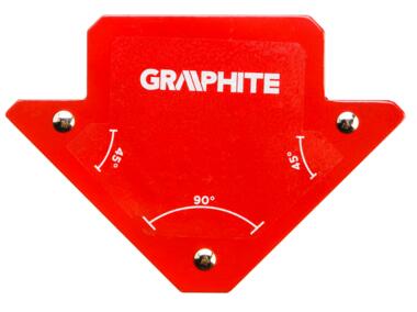 Zdjęcie: Spawalniczy kątownik magnetyczny 82 x 120 x 13 mm, udźwig 11.4 kg GRAPHITE