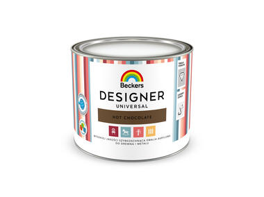 Zdjęcie: Emalia do drewna i metalu Designer Universal Hot Chocoa 0,5 L BECKERS