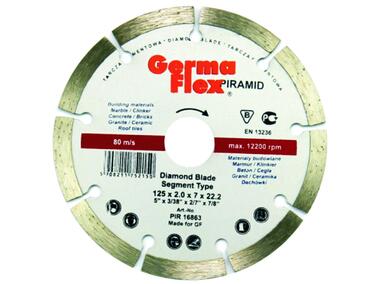 Zdjęcie: Tarcza diamentowa segmentowa Piramid Segment 125x2x22,2 mm GLK