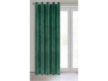 Zdjęcie: Zasłona gotowa Villa 140x250 cm ciemnozielony EUROFIRANY