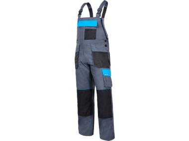 Zdjęcie: Ogrodniczki szaro-niebieskie 100% bawełna 190g/m2 3XL LAHTI PRO