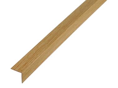 Zdjęcie: Profil kątowy PVC dąb 2000x20x20x1,5 mm ALBERTS