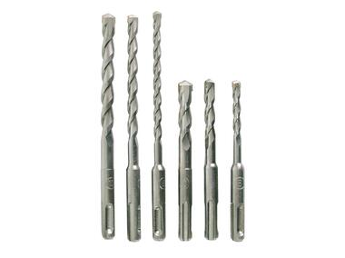 Zdjęcie: Wiertła do betonu SDS+ 6,8,10x110 mm; 6,8,10x160 mm - 6 szt. MEGA