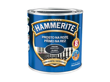 Zdjęcie: Farba do metalu 0,7 L grafitowy połysk HAMMERITE