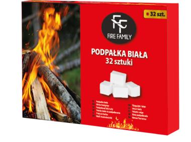 Podpałka w kostkach 32 szt. biała FIRE FAMILY