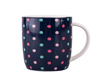 Zdjęcie: Kubek Baryłka szeroka Nbc 300 ml Dots dekoracja C ALTOMDESIGN