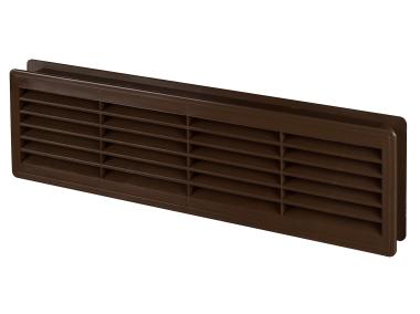 Zdjęcie: Kratka drzwiowa 12x44 cm TD brąz-wenge AWNETA