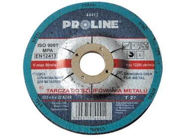Zdjęcie: Tarcza do szlifowania metalu T27, 230x6.0x22A24R PROLINE