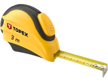 Zdjęcie: Miara zwijana stalowa 3 m x 16 mm TOPEX