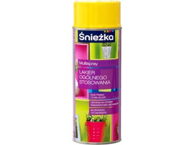 Zdjęcie: Multispray uniwersalny R1023 żółty 400ml ŚNIEŻKA