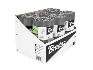 Zdjęcie: Obrzeże faliste trawnikowe 9 m x 20 cm, szare BRADAS