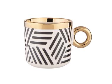 Zdjęcie: Kubek Palazzo 350 ml dekorowany Zigzag ALTOMDESIGN
