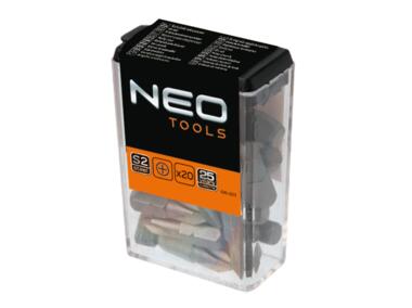 Zdjęcie: Końcówki wkrętakowe PH2 x 25 mm, 20 sztuk NEO