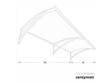 Zdjęcie: Zadaszenie pompy ciepła Arco Pro Max 160x90 cm antracytowy ROBELIT