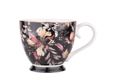 Zdjęcie: Filiżanka Jumbo na stopce nbc 350 ml Black Lily ALTOMDESIGN