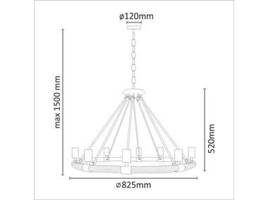 Zdjęcie: Lampa wisząca Arthur IL MIO