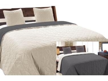 Zdjęcie: Narzuta Vigo II 200x220 cm, 006 stalowo-szara EUROMAT
