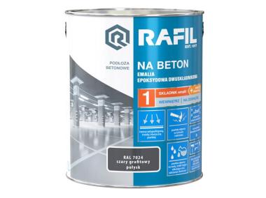 Emalia epoksydowa beton szary RAL7024 2,1L RAFIL