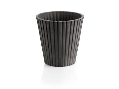 Zdjęcie: Doniczka 15x15x15 cm ekologiczna szara TIN TOURS