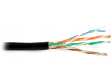 Zdjęcie: Kabel telekomunikacyjny UTP-PVC-KAT5e 4x2x0,50, karton 305 m EL-KAG