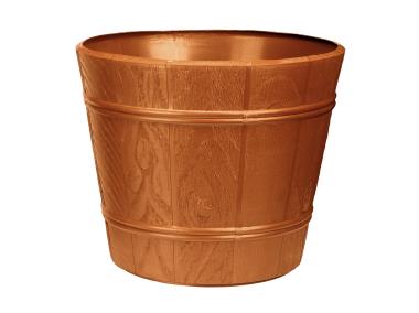 Zdjęcie: Doniczka drewnopodobna 30 cm - 7210 terakota VERDENIA