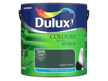 Zdjęcie: Farba do wnętrz Kolory Świata 2,5 L zieleń boho DULUX