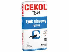 Tynk gipsowy TR-49 ręczny CEKOL