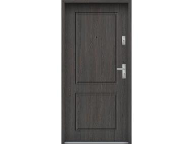 Zdjęcie: Drzwi wejściowe do mieszkań Bastion S-91 Wenge deska 80 cm lewe ODO KR CENTER