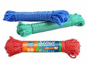 Sznur do bielizny pleciony 3 mm - 20 m RAVI