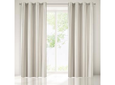 Zdjęcie: Firana Special perłowa 140x250 cm na przlotkach EUROFIRANY