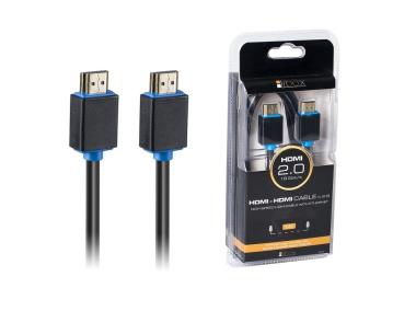 Zdjęcie: Kabel HDMI - HDMI 2.0 blister 5 m LB0137 LIBOX