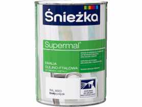 Emalia Supermal biały RAL9003 0,8L ŚNIEŻKA