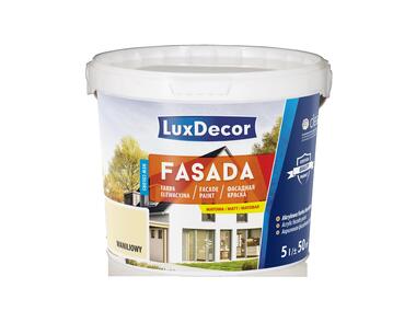 Zdjęcie: Farba fasadowa waniliowy 5 L LUXDECOR