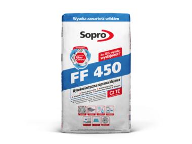 Wysokoelastyczna zaprawa klejowa FF 450 22,5 kg SOPRO