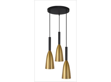 Zdjęcie: Lampa wisząca Solin 3 talerz złota LIGHT PRESTIGE